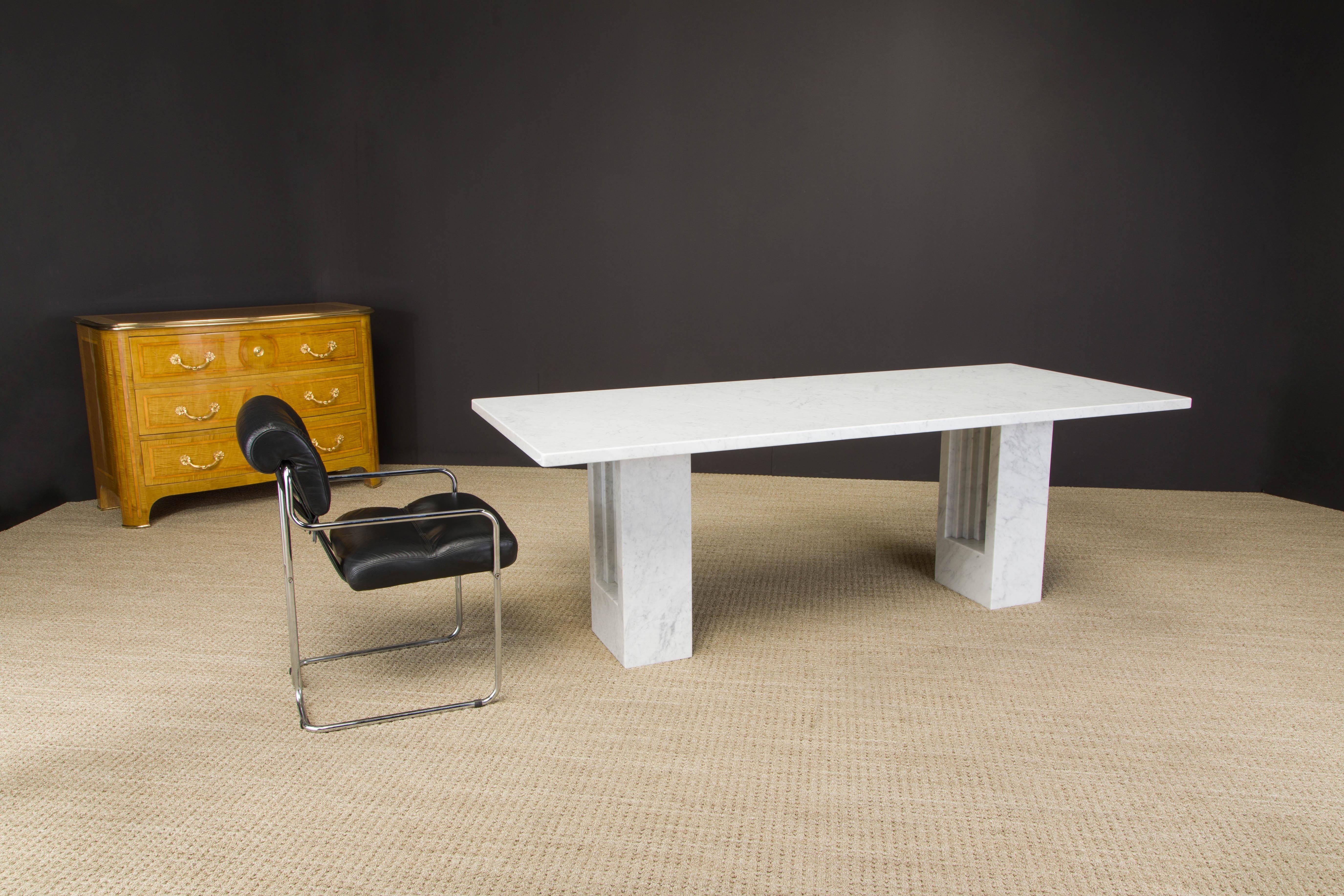 'Delfi' Marble Dining Table by Marcel Breuer and Carlo Scarpa for Gavina, Italy For Sale 3