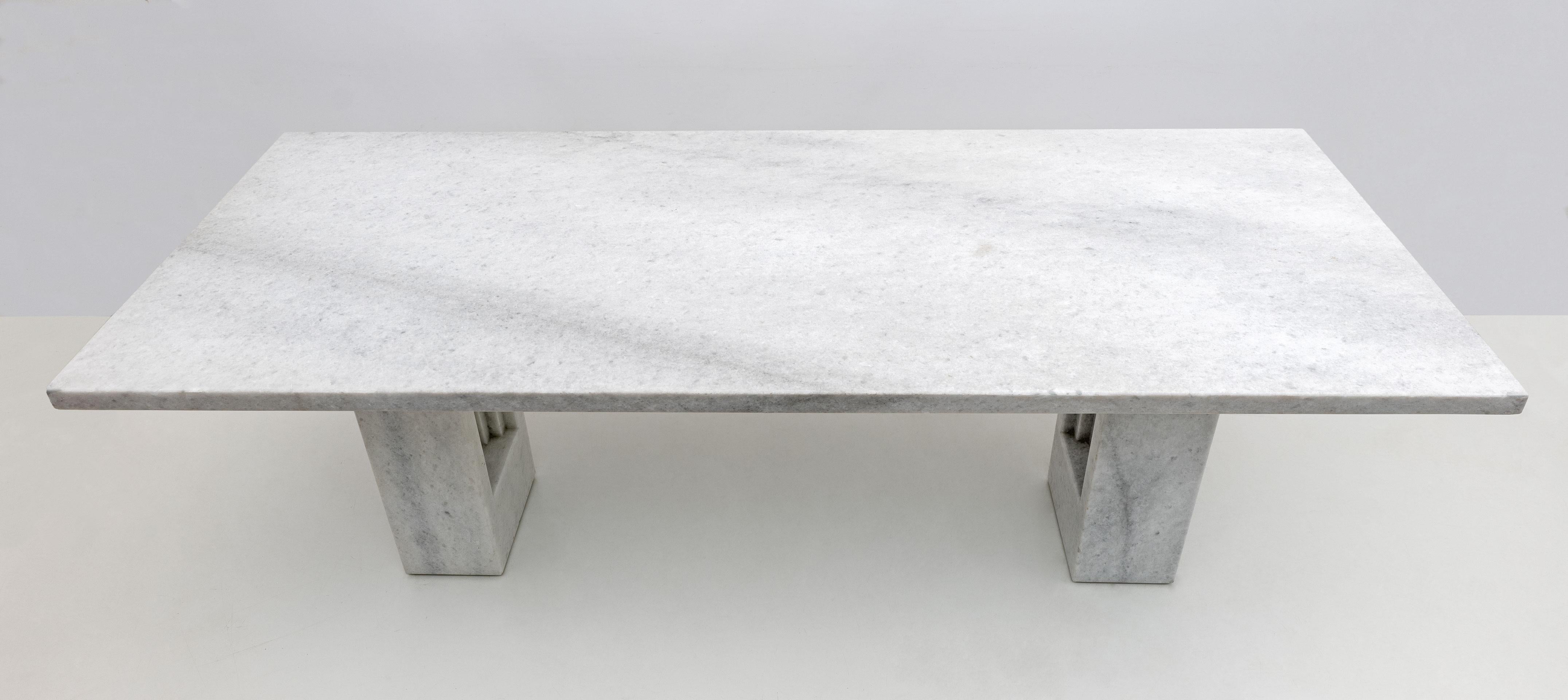 'Delfi' Marble Dining Table by Marcel Breuer and Carlo Scarpa for Gavina, Italy For Sale 2