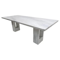 Vintage 'Delfi' Marble Dining Table by Marcel Breuer and Carlo Scarpa for Gavina, Italy