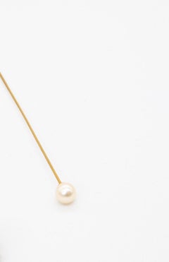 Orecchino singolo con perle e ametista di Delfina Deletrez