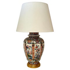 Delft 19. Jahrhundert Lampe