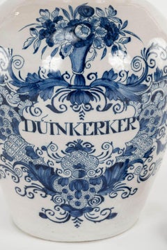Delft Blue and White "Dunkerer" Tobacco Jar
