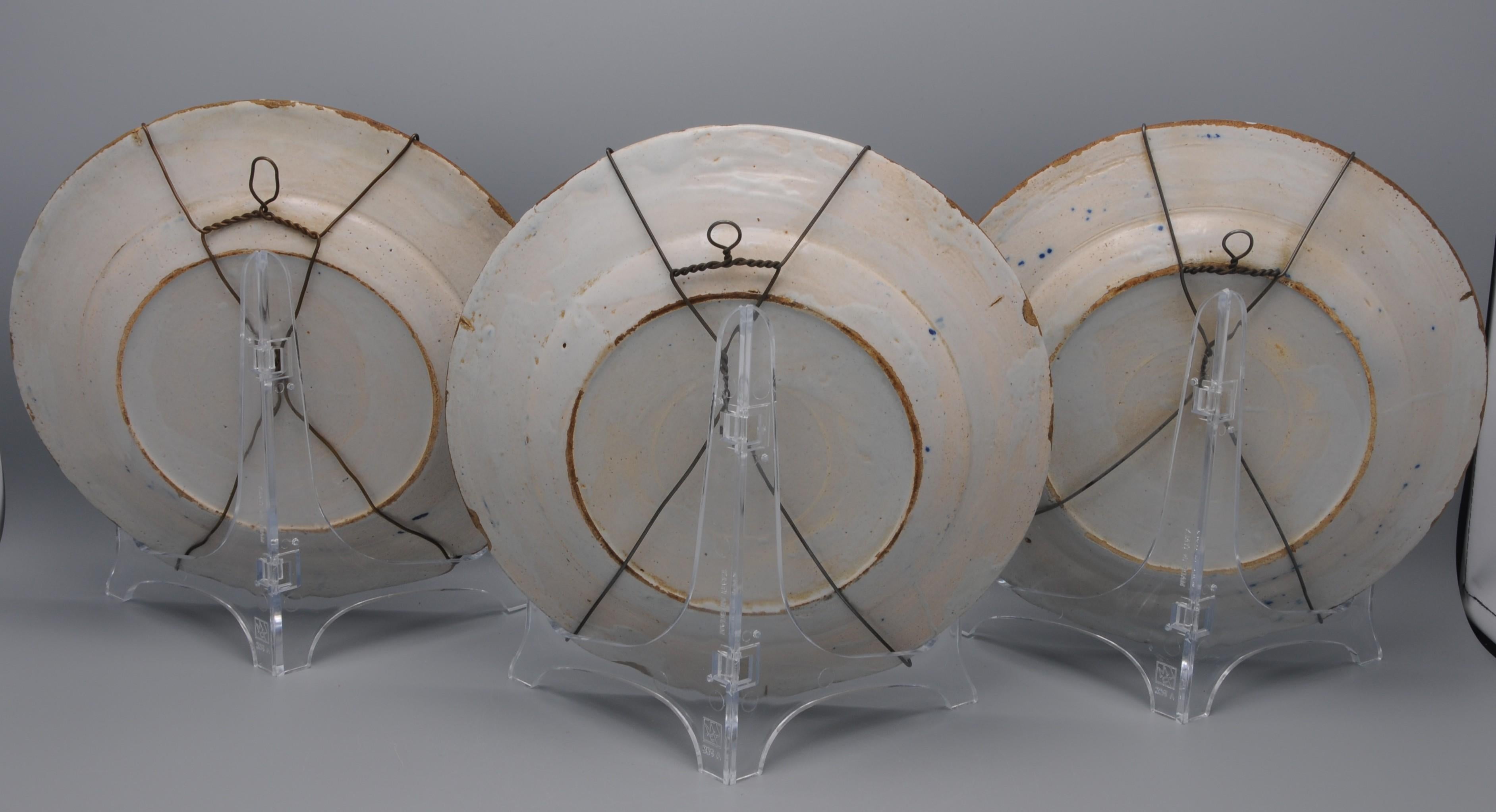 Ensemble de 3 assiettes 