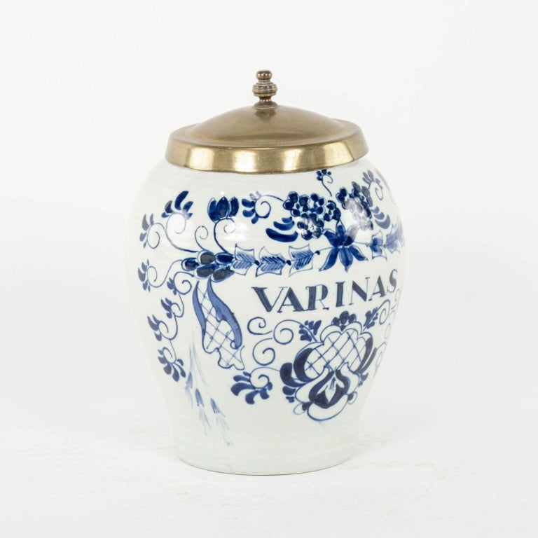 virginia tobacco jar Blue and White Porcelain Table Lamp followed by a mesmerizing creamy vanilla Royal Goedewaagen Delft 11 Colonial