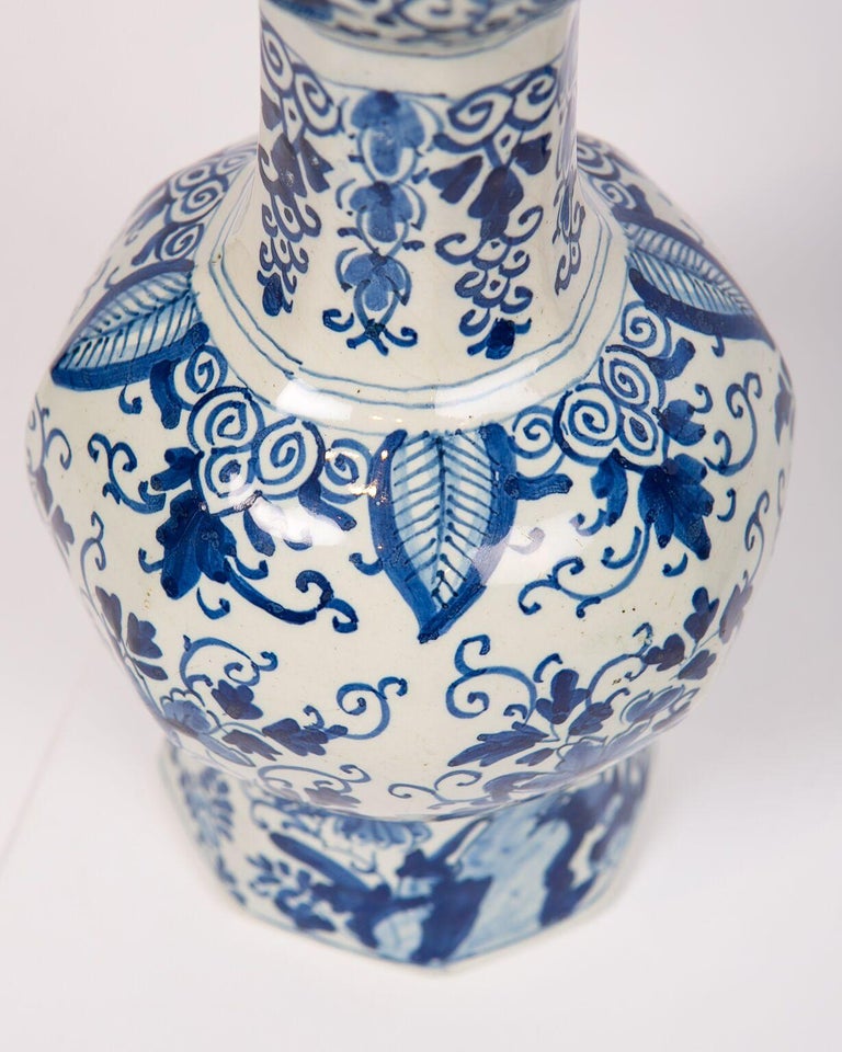 Delft Blue and White Vases, 18th Century 3