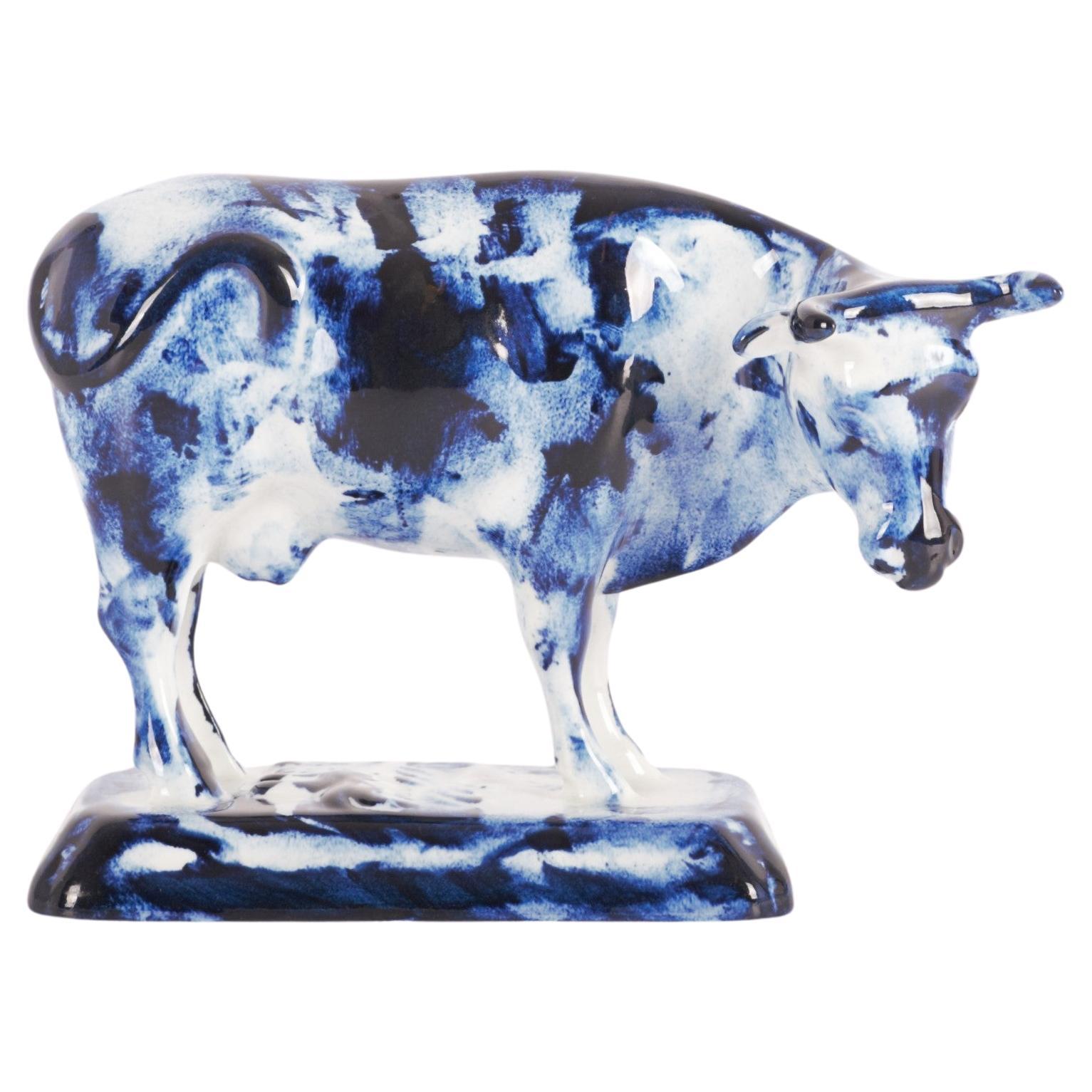 Delft Blue Cow #1, by Marcel Wanders, Hand Painted, 2006, Unique
