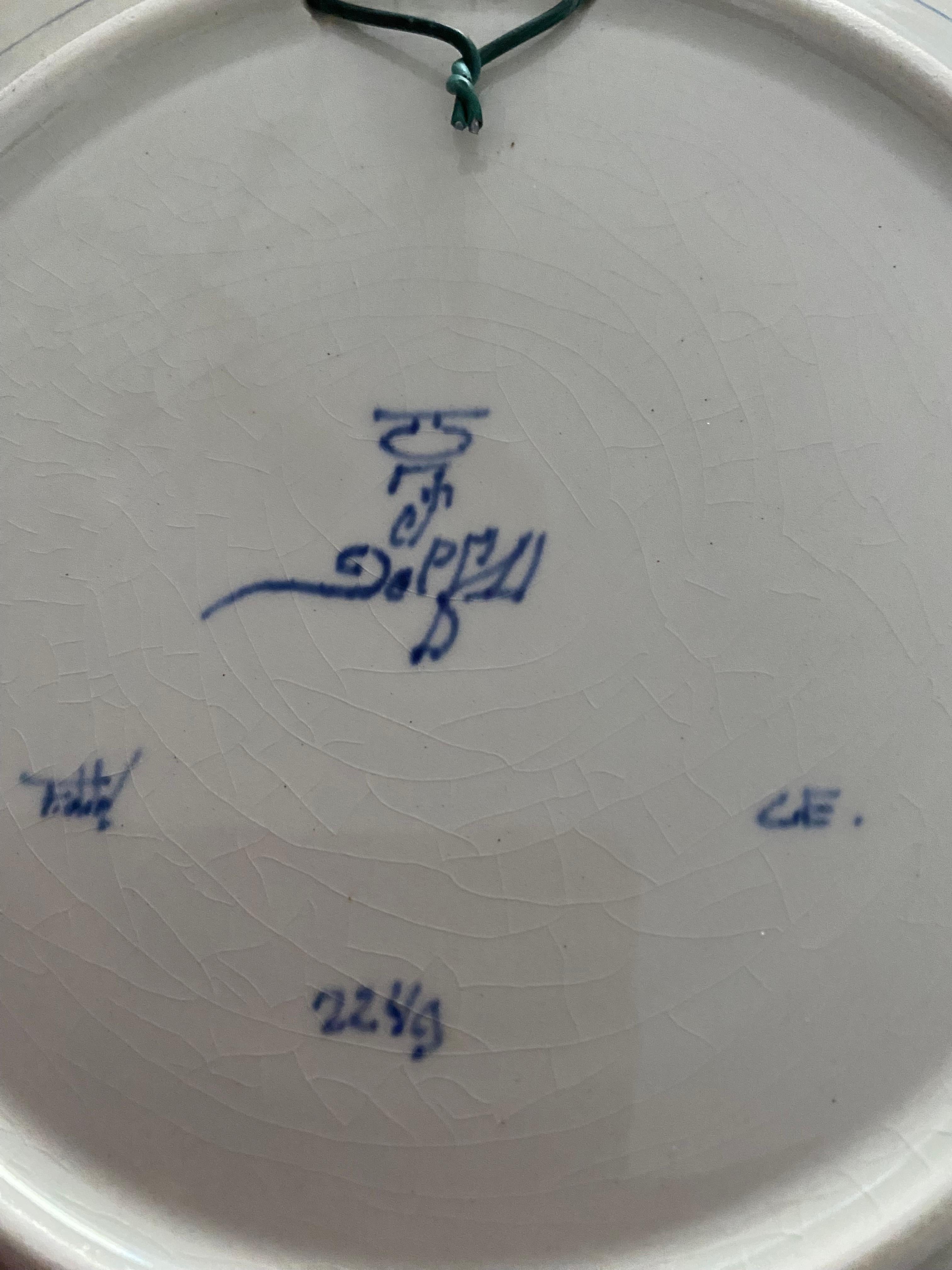 Piatto da portata blu di Royal Delft In condizioni buone in vendita a Waddinxveen, ZH