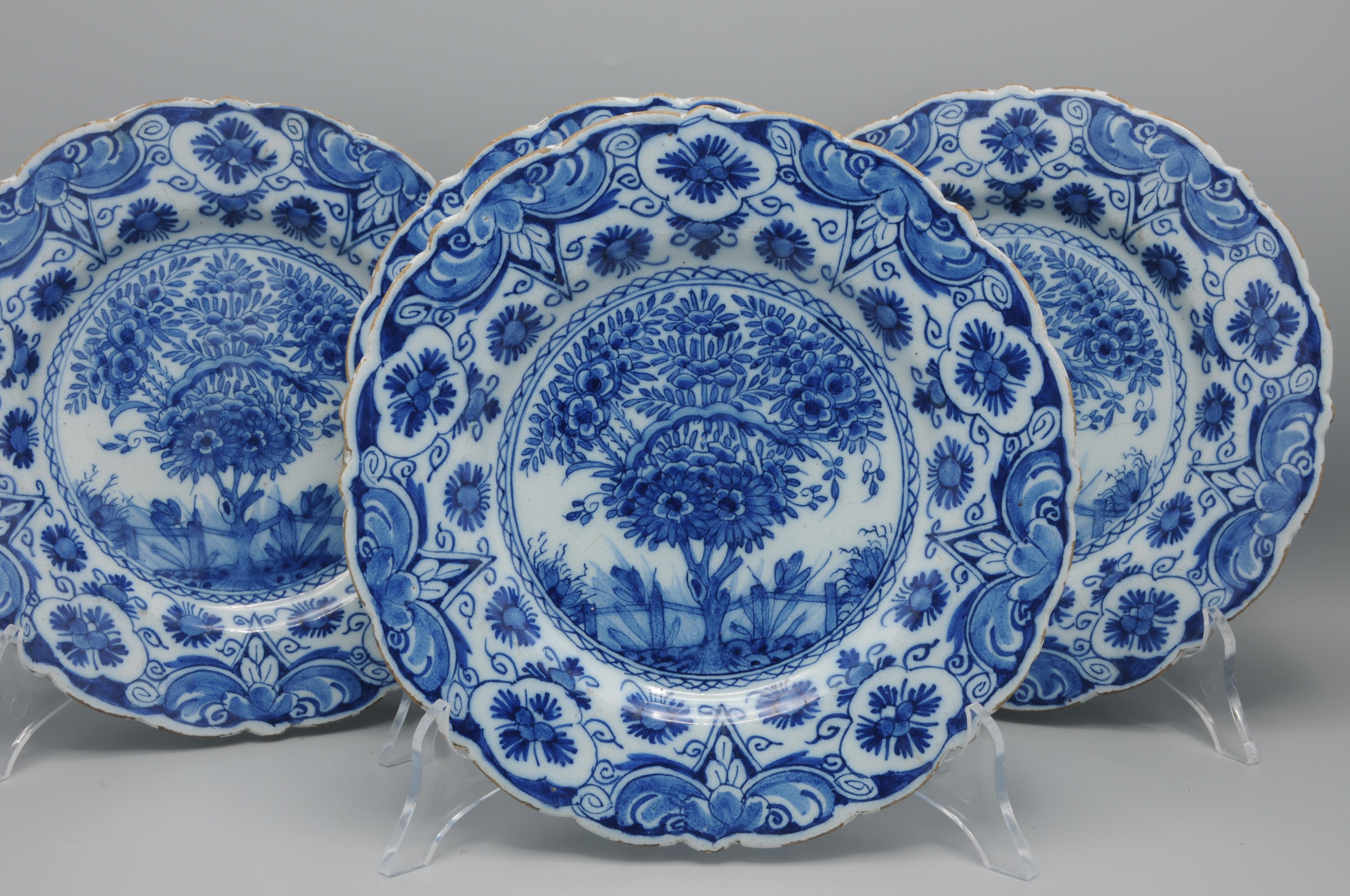 Ensemble de 4 assiettes 