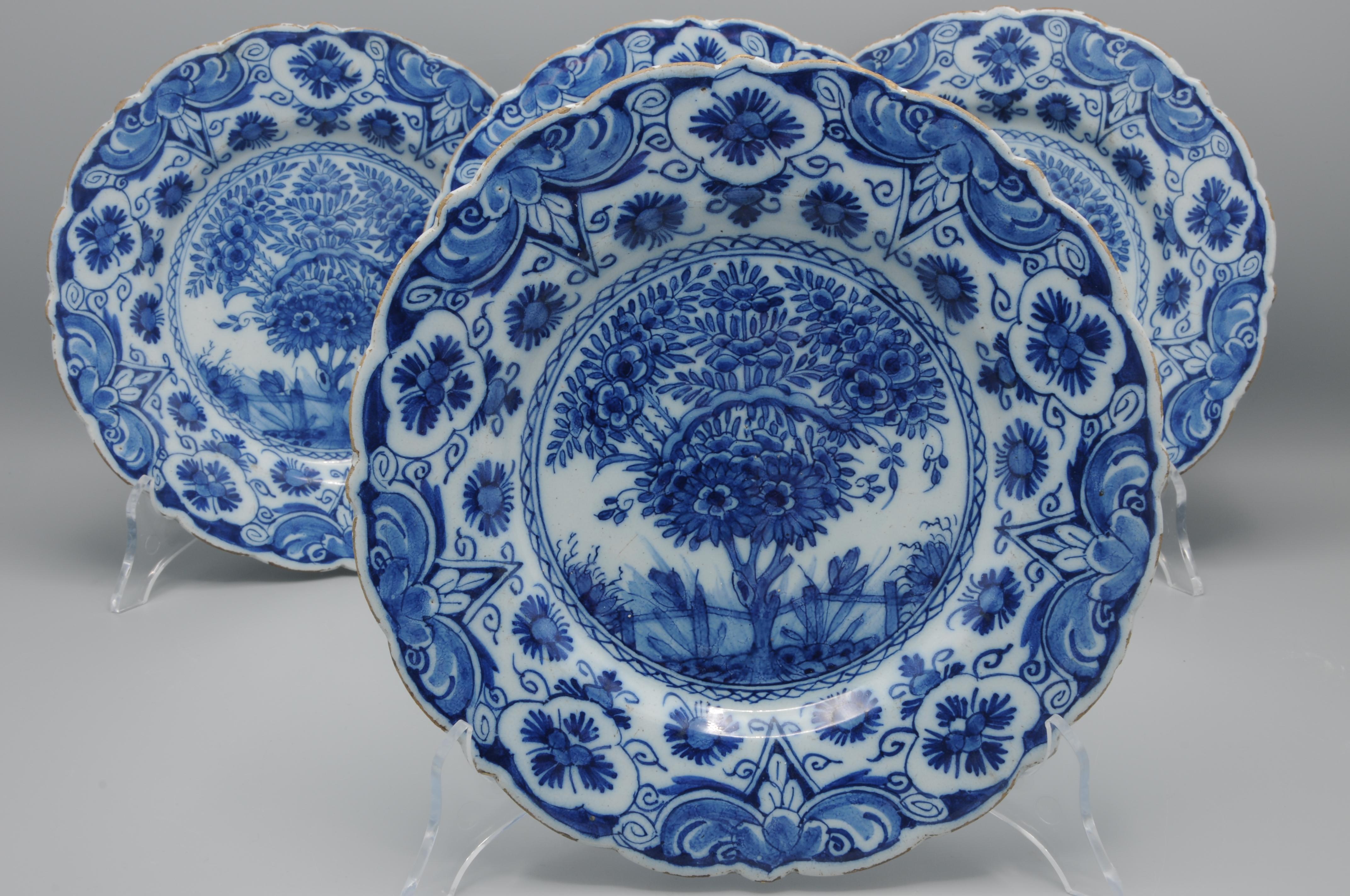 Ensemble de 4 assiettes 