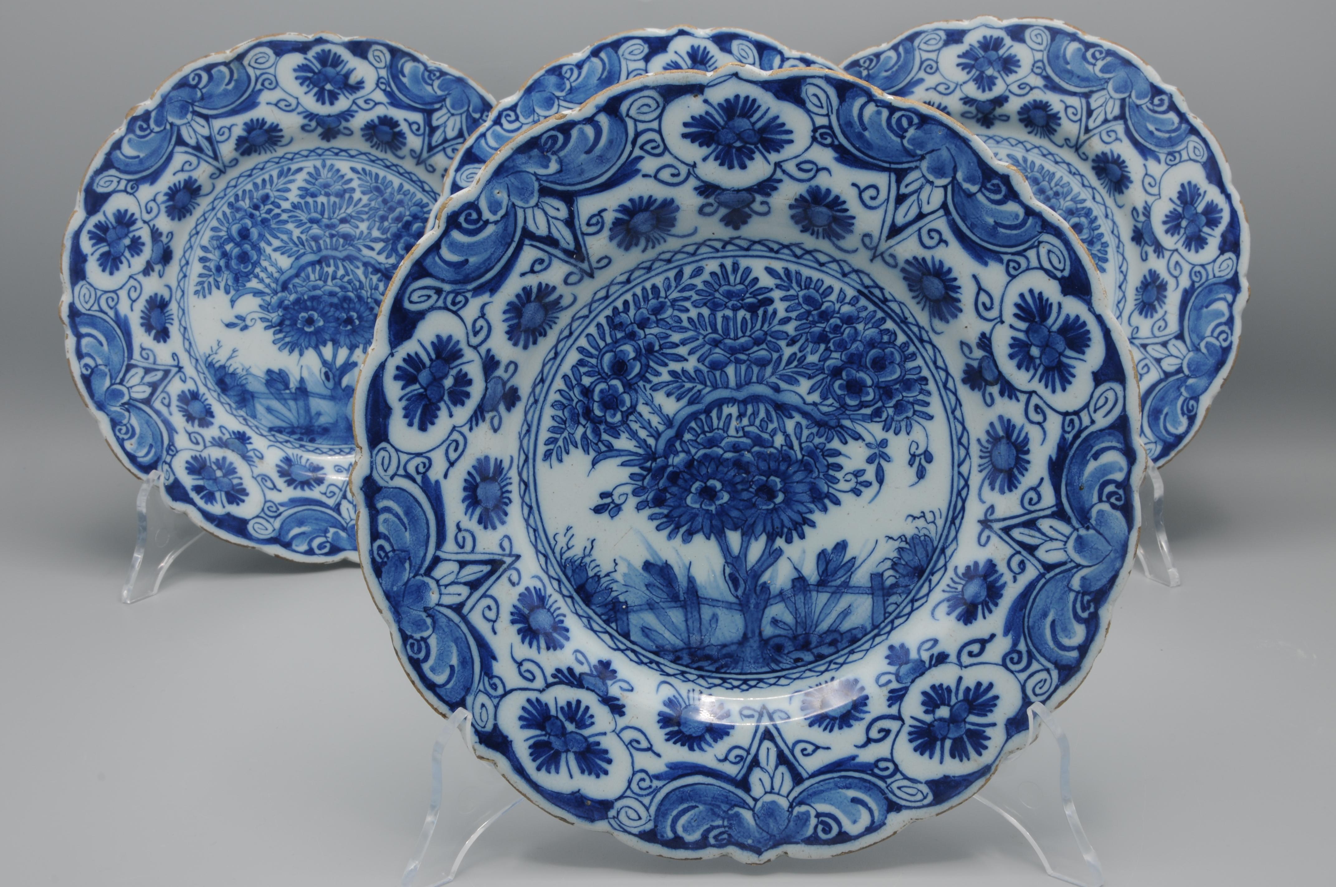 Ensemble de 4 assiettes 