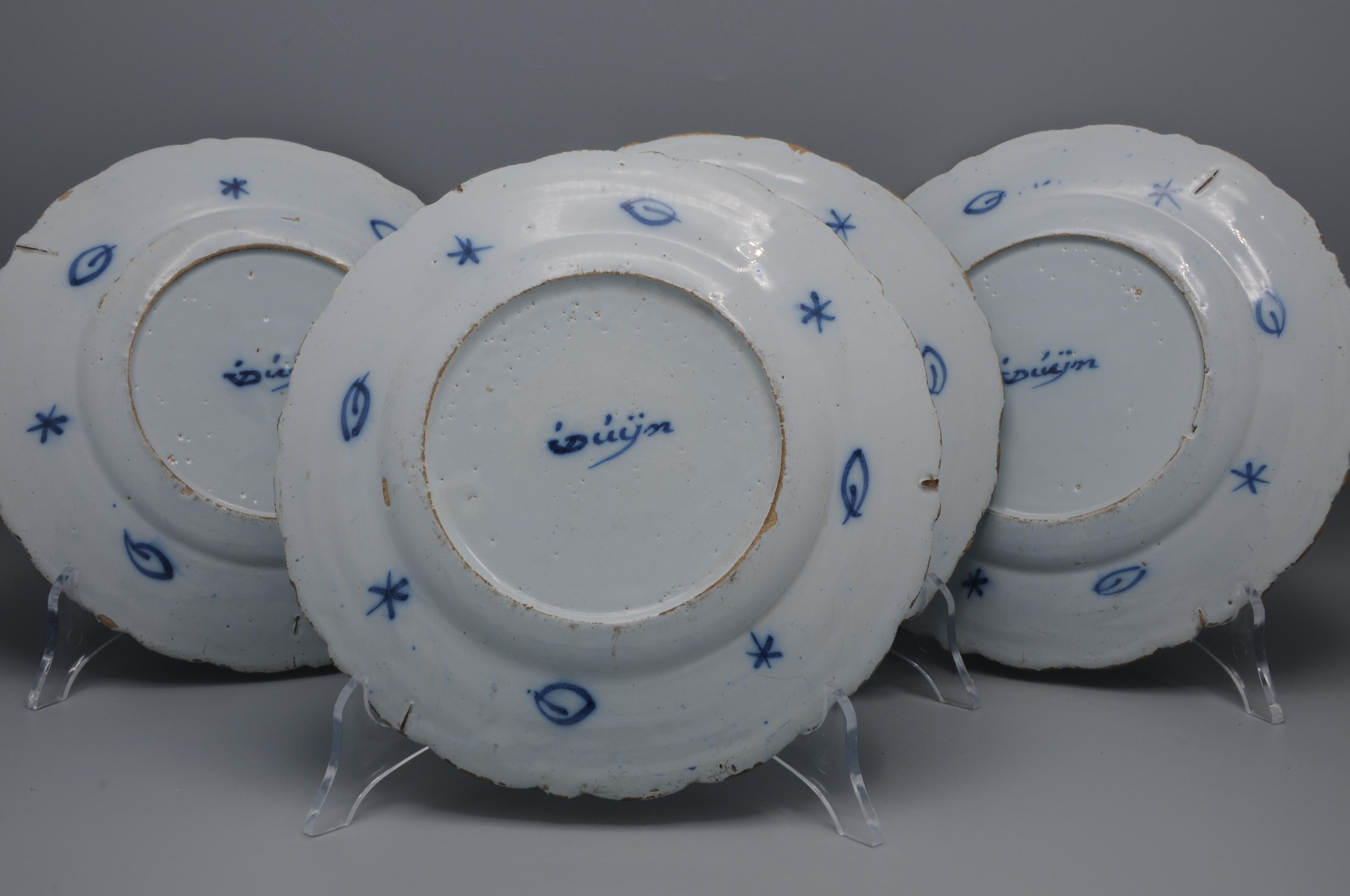 Ensemble de 4 assiettes 