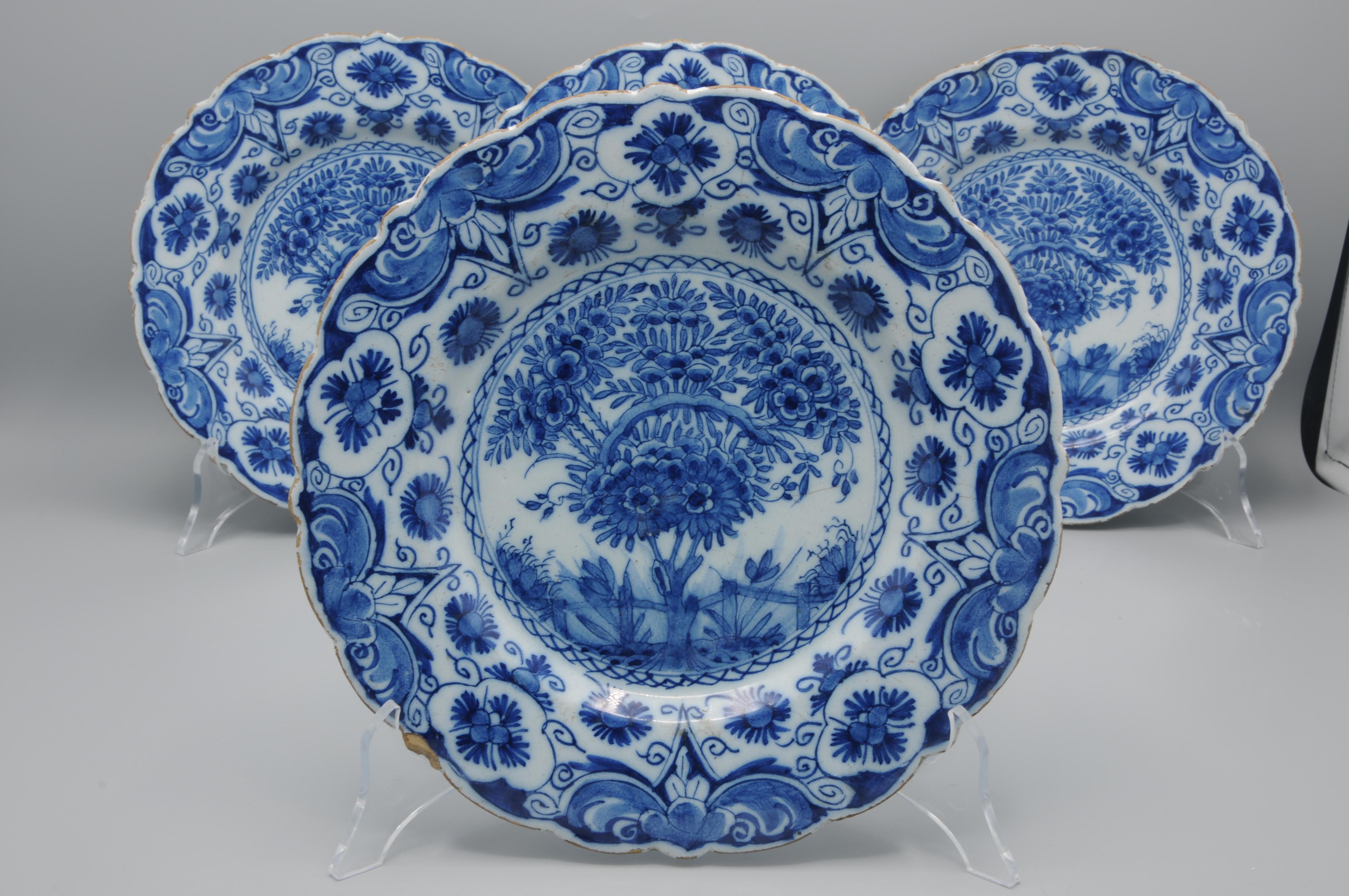 Ensemble de 4 assiettes 