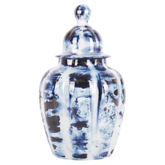 Delft Blue Vase with Lid #1, by Marcel Wanders, Hand Painted, 2006, Unique
