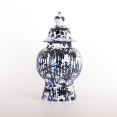 Delft Blue Vase with Lid 37cm #2, by Marcel Wanders, Hand Painted, 2006, Unique