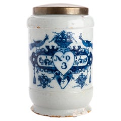 Delft Ceramic Drug Jar, circa 1800