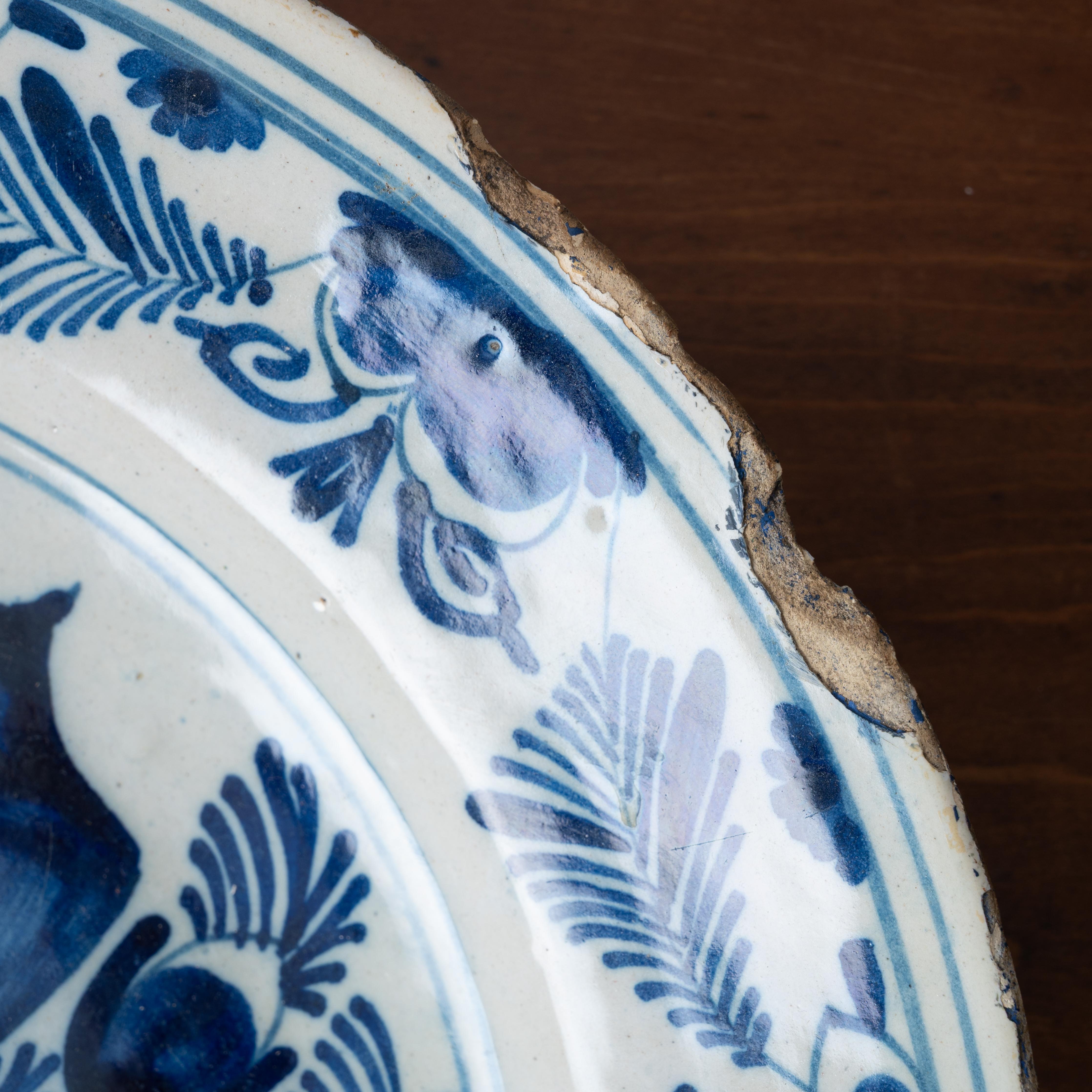 Delft Charger, 18th Century For Sale 2