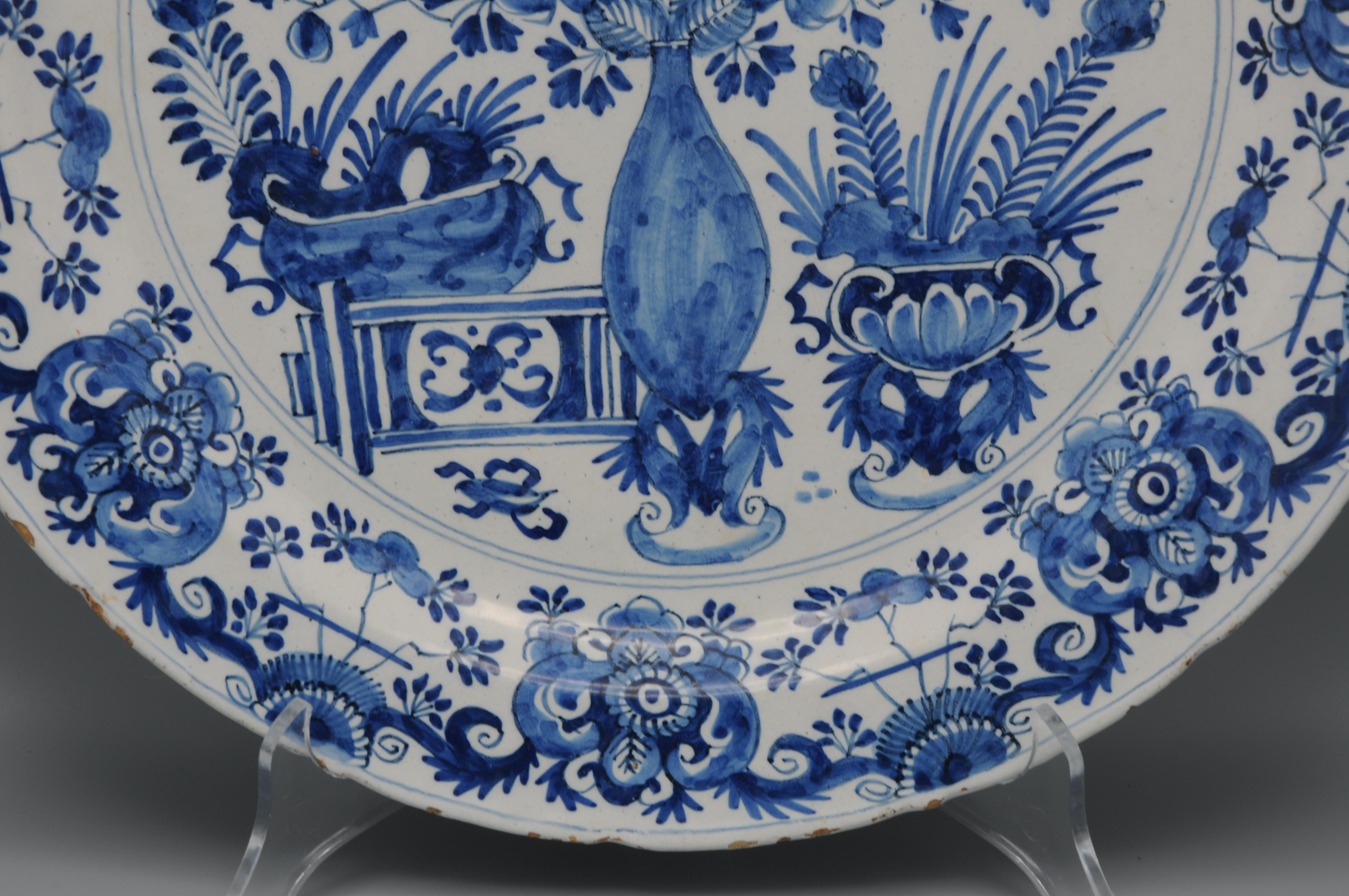 Delft - Cargador con decoración chinoiserie, S. XVIII siglo XVIII en venta
