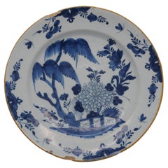 Delft - Cargador estilo Chinoiserie de De Claauw, mediados del siglo XVIII
