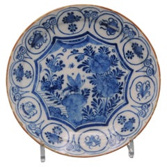 Delft "De Witte Starre" - 18th century Dragonfly Plate