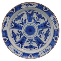 Delft - Delft blue and white dish, first half 18th century