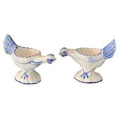 Delft Holland Handpainted Egg Stands Ceramic