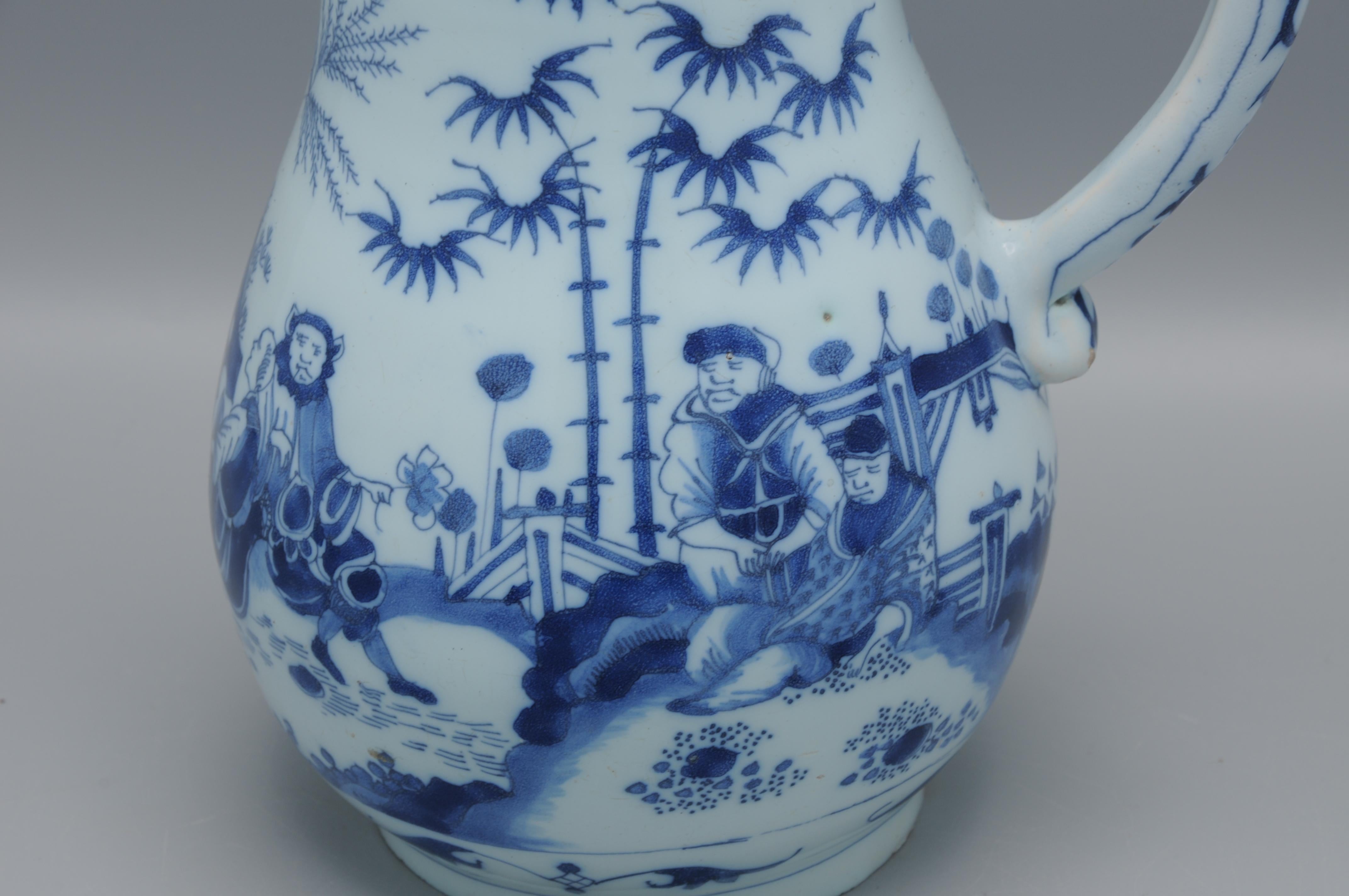 Delft - Brocca in Delft blu con decoro 