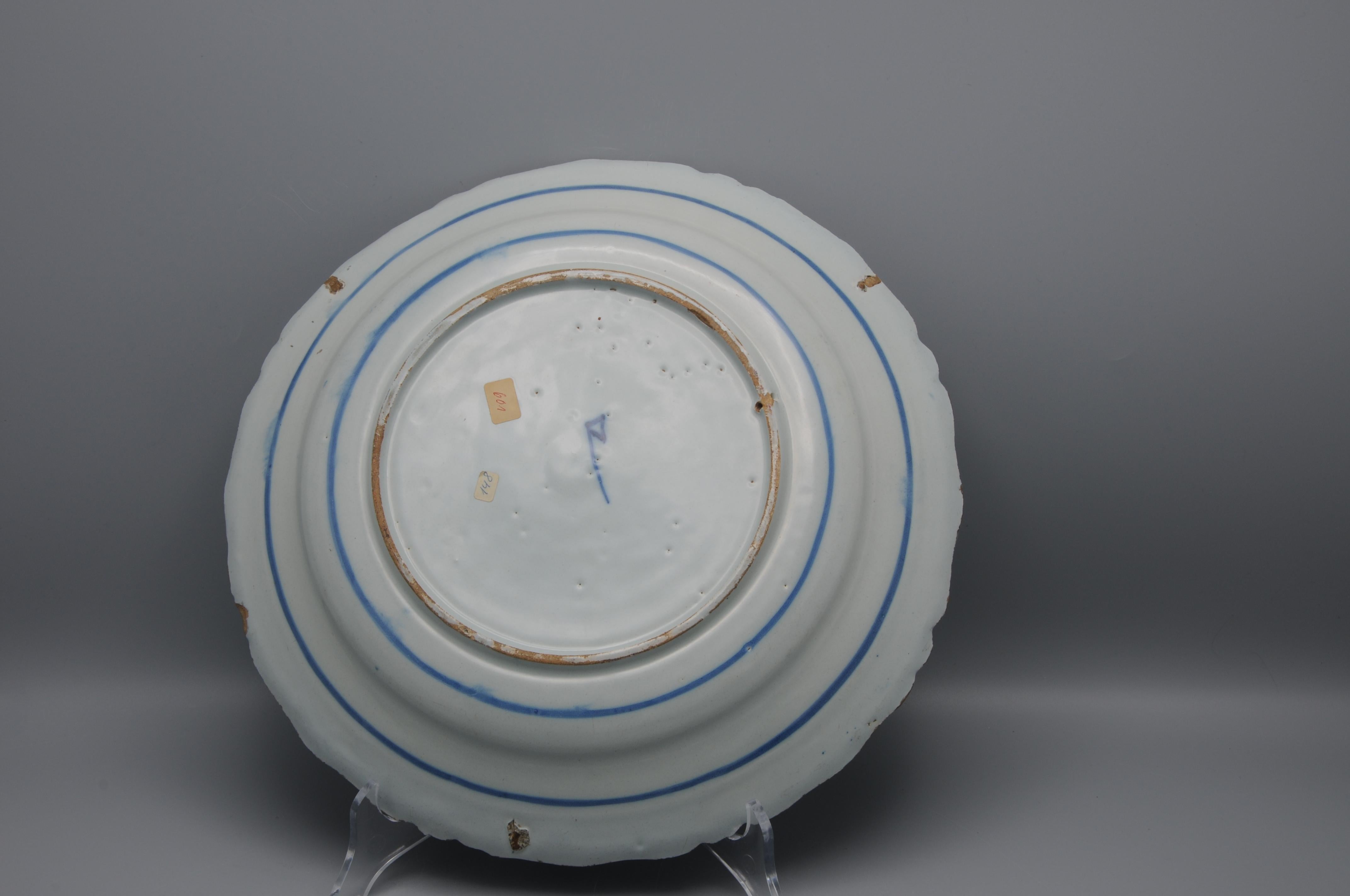 Delft Kangxi style charger, 'De Porceleyne Bijl
