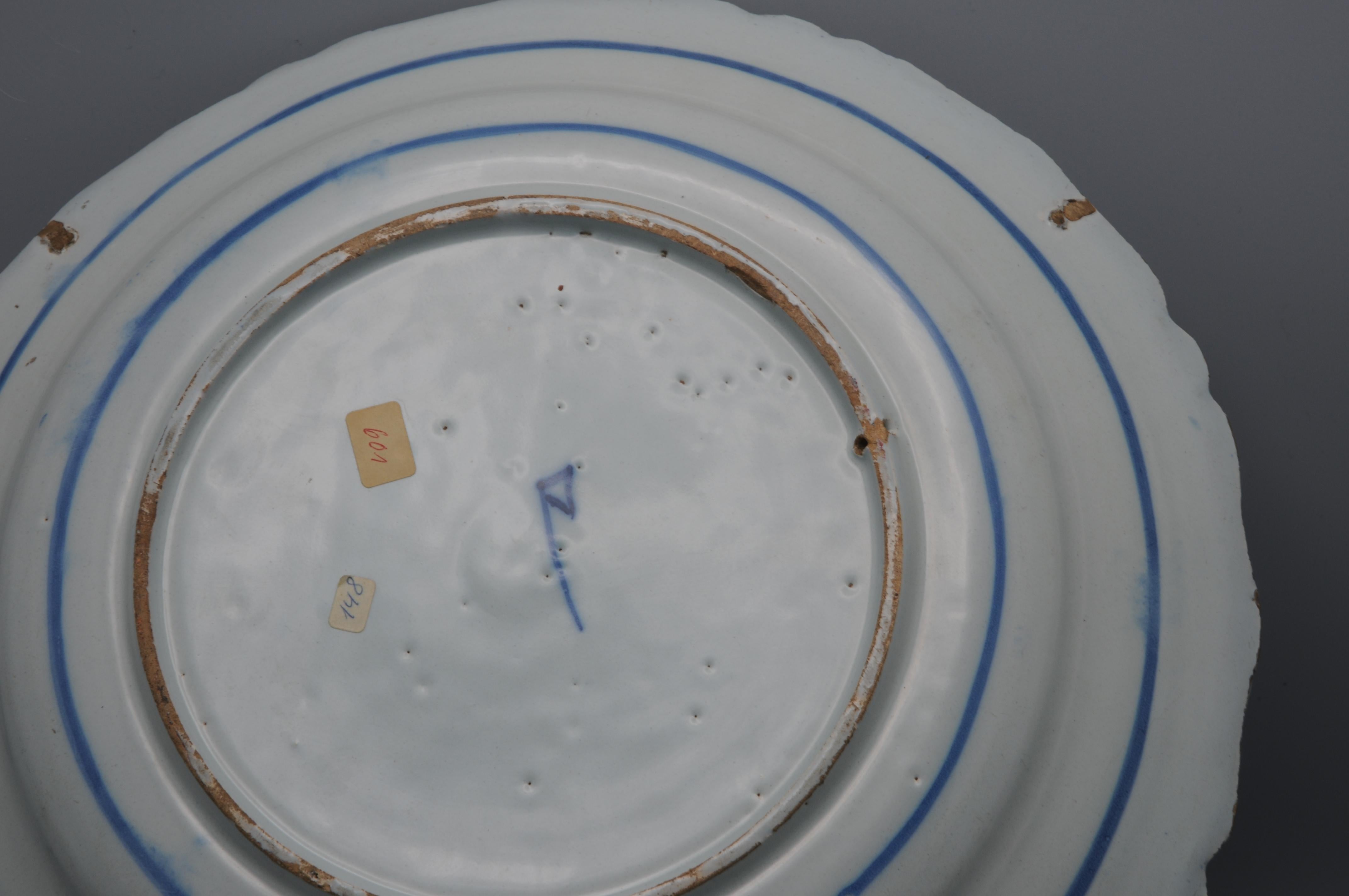 Delft Kangxi style charger, 'De Porceleyne Bijl