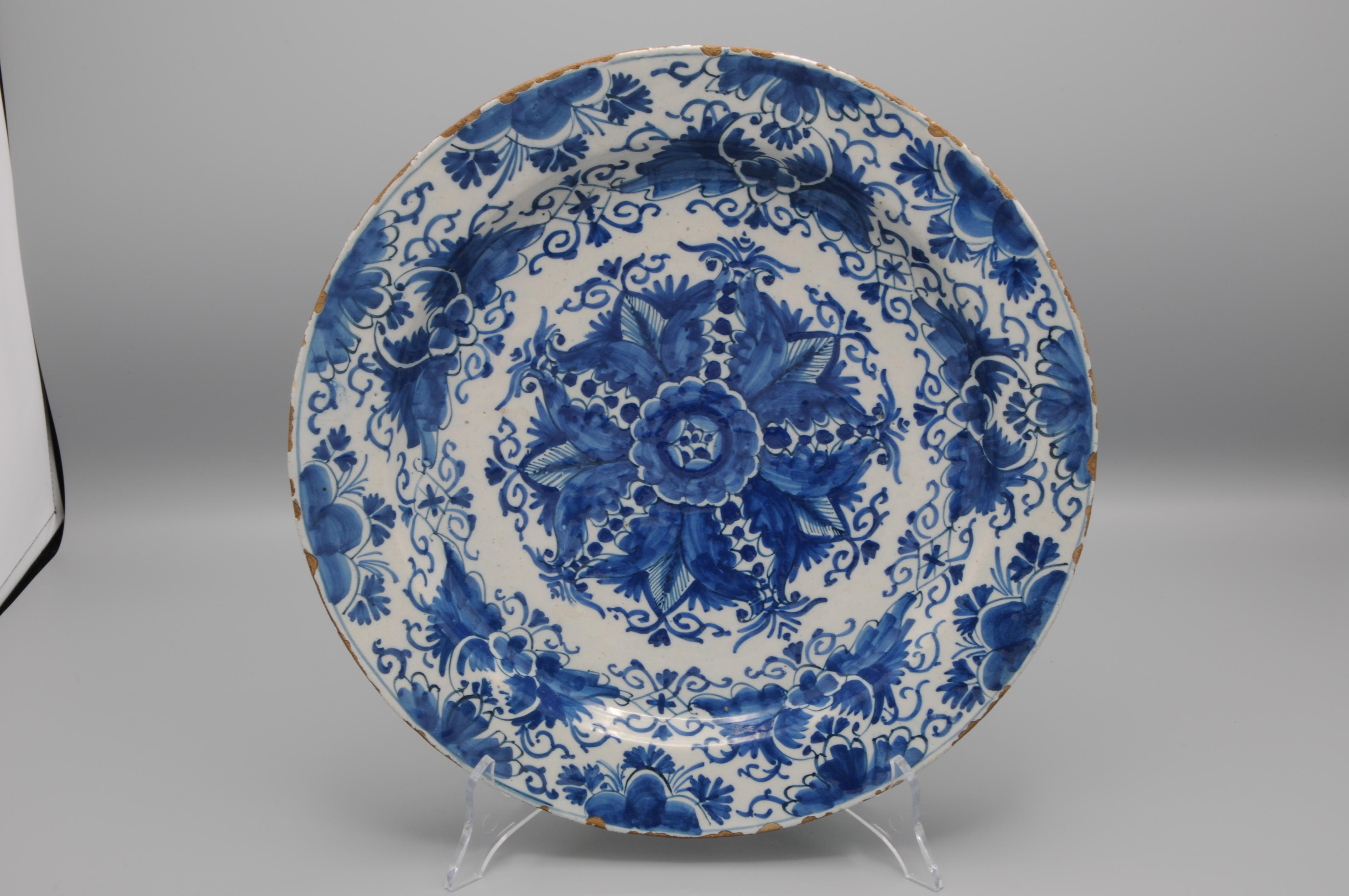 Delft - Pair of dishes - 18th century  For Sale 6