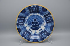 Delft 'Peacock' plate by 'De Blompot' - second half 18th century