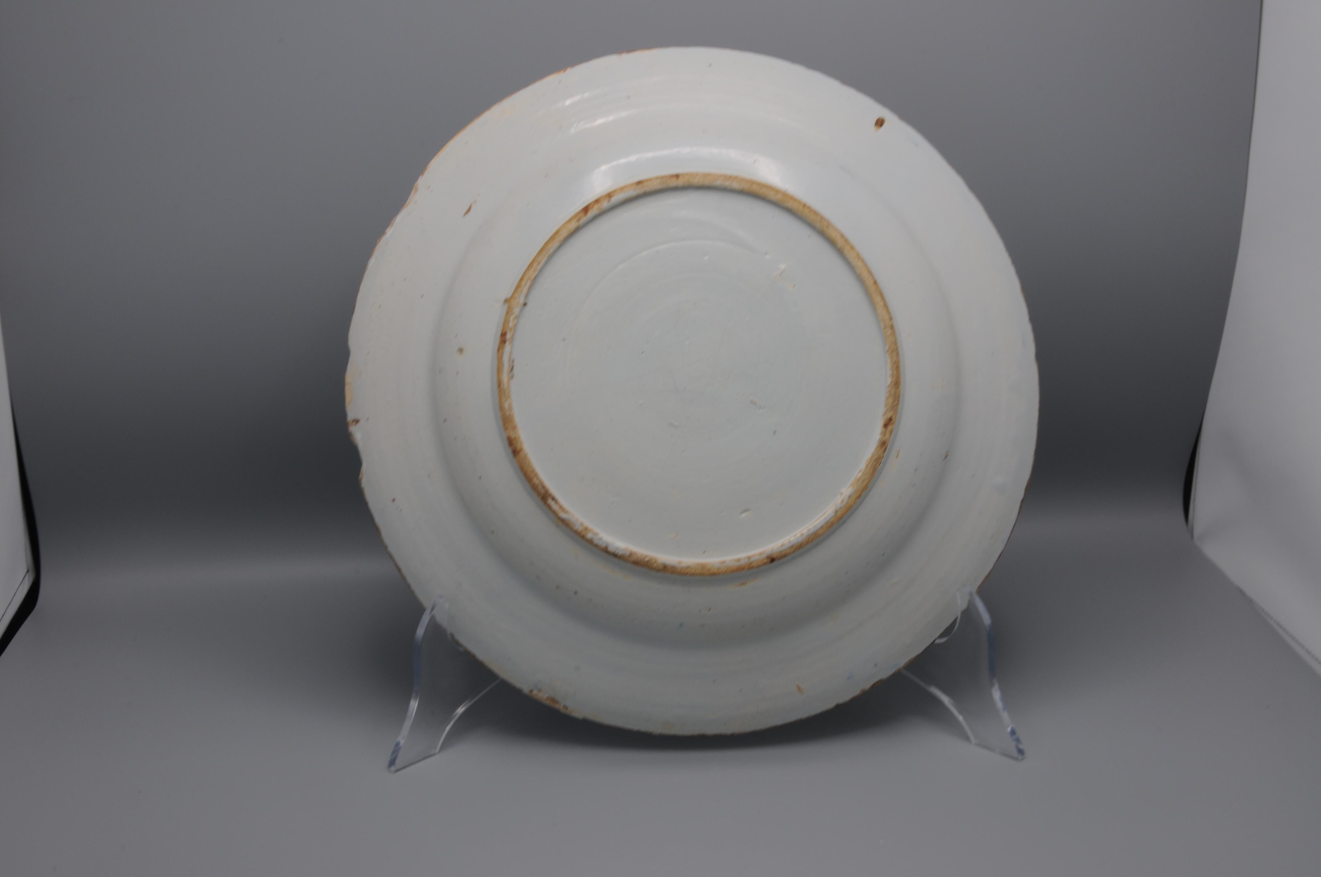Delft - Polychrome Chinoiserie Charger, 18th century 1