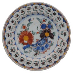 Delft - Polychrome Chinoiserie Charger, 18th century