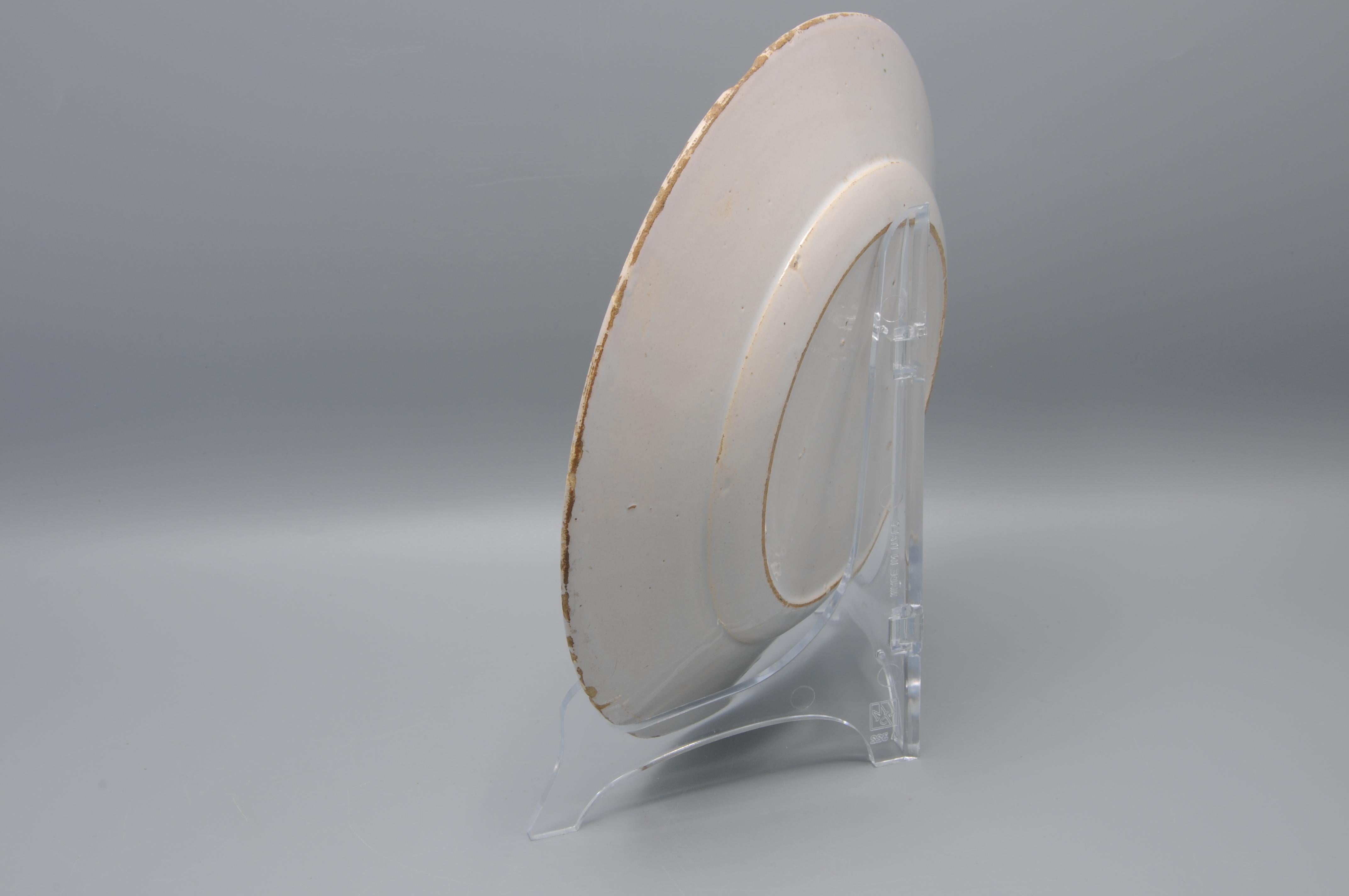 Assiette polychrome 'boerendelfts' de Delft - début du 19ème siècle en vente 1