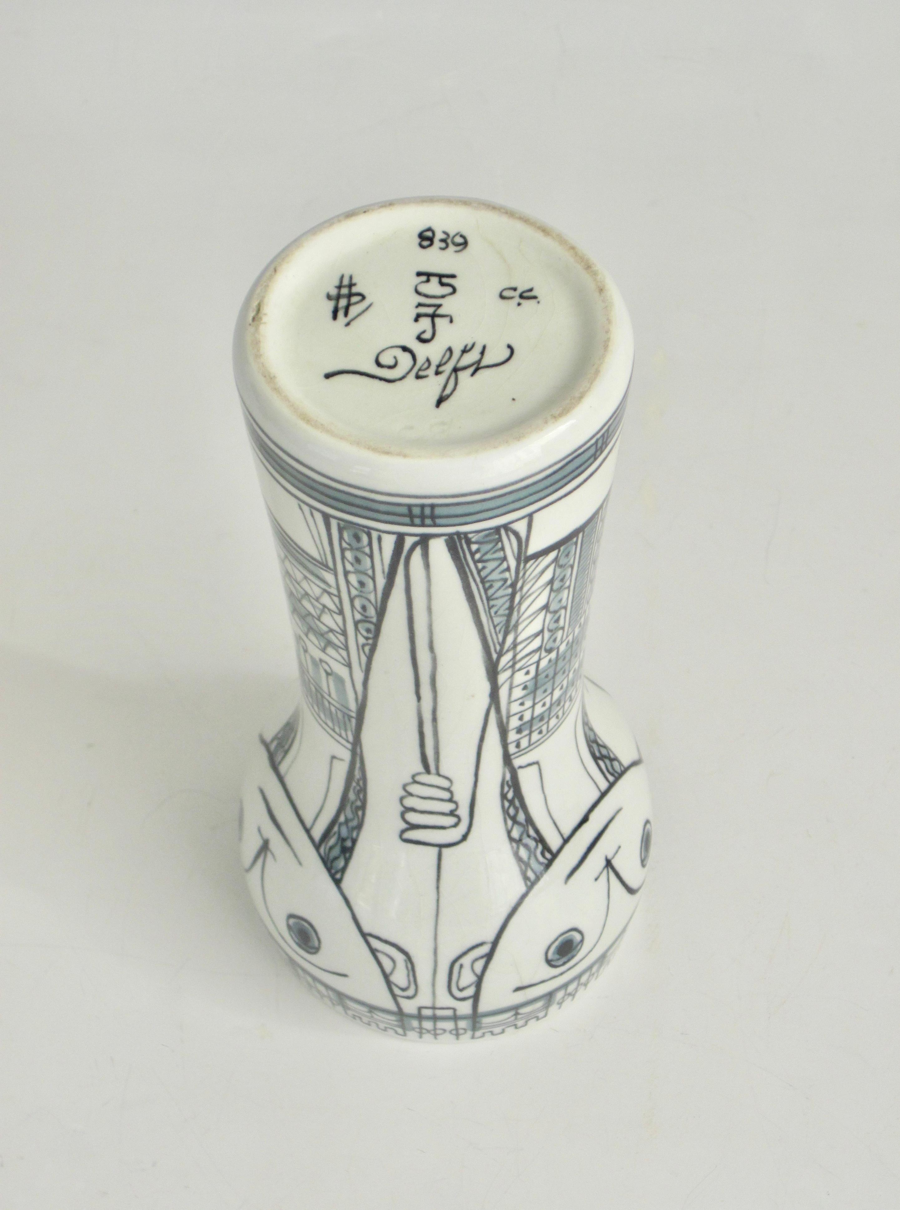 Delft Sandelfo Serie Petite Vase von Herman Sanders 3