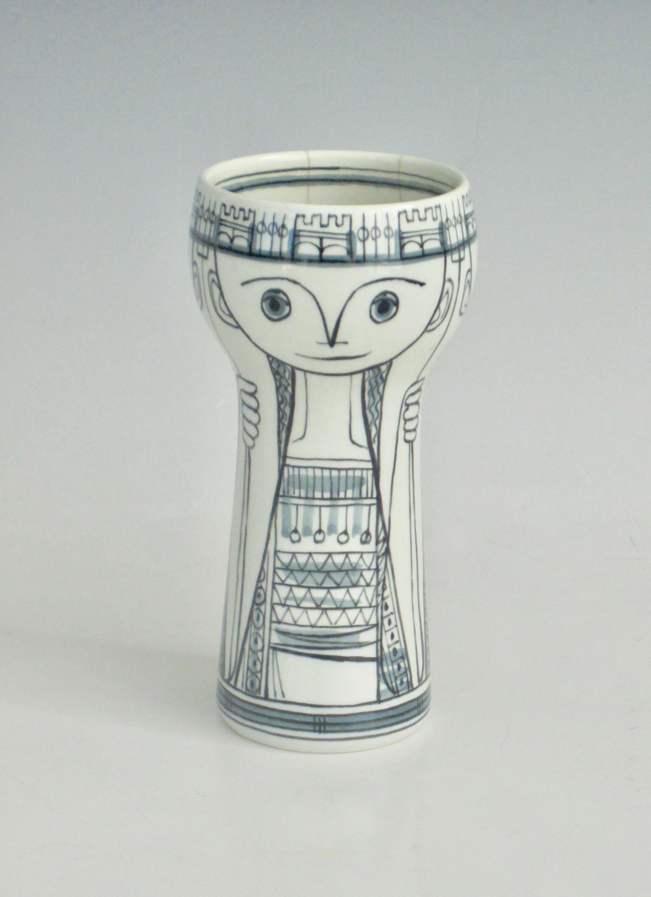 Delft Sandelfo Serie Petite Vase von Herman Sanders (Moderne der Mitte des Jahrhunderts)