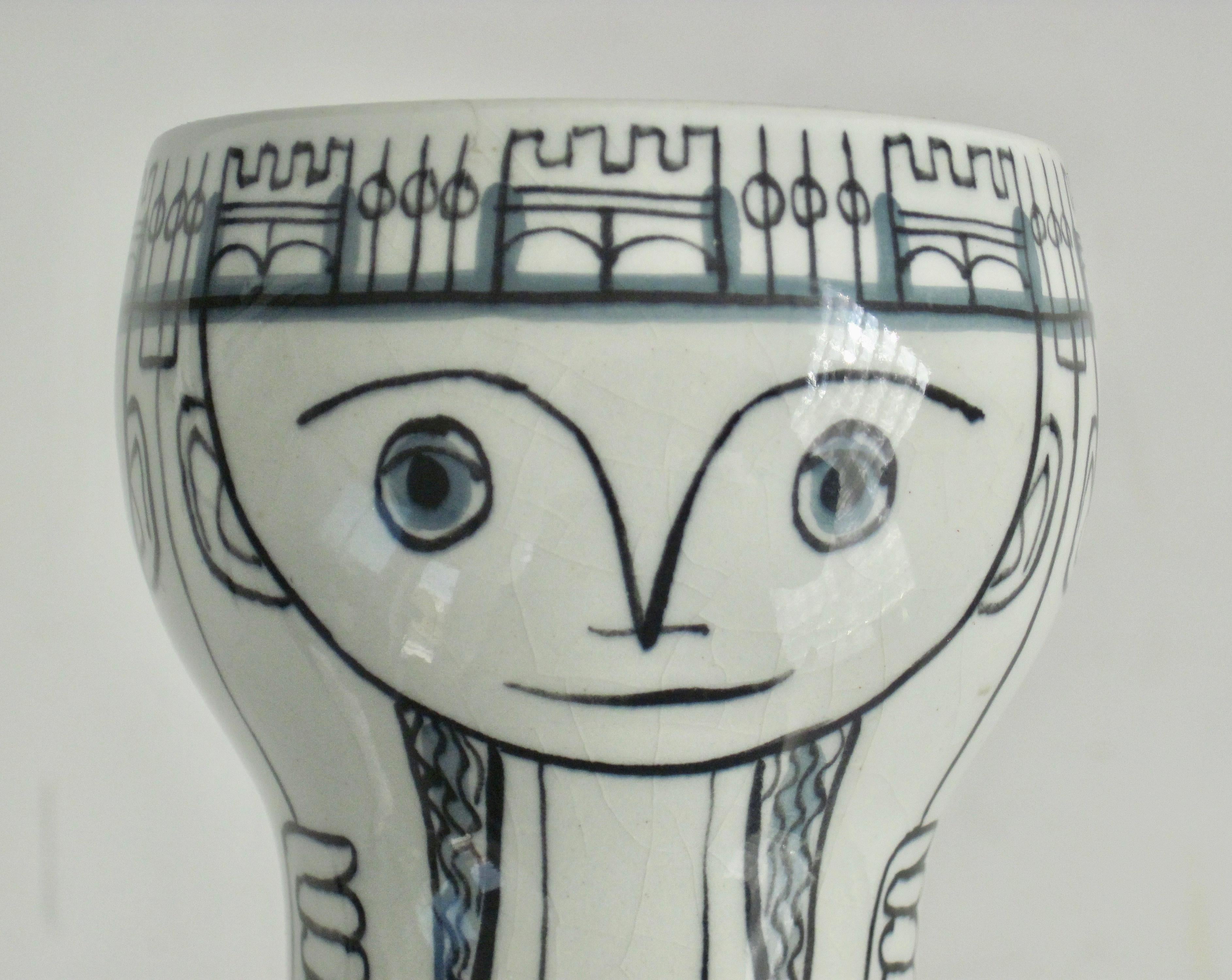 Delft Sandelfo Serie Petite Vase von Herman Sanders im Zustand „Gut“ in Ferndale, MI