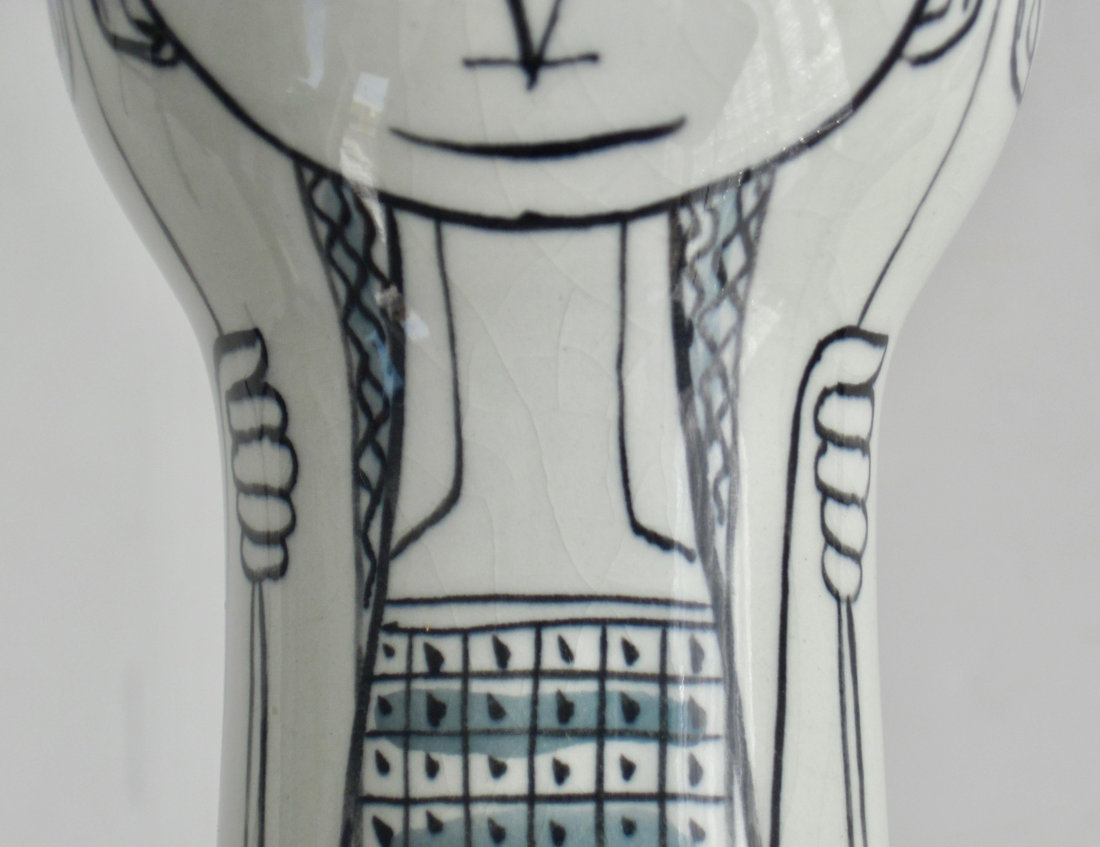 Delft Sandelfo Serie Petite Vase von Herman Sanders (Mitte des 20. Jahrhunderts)