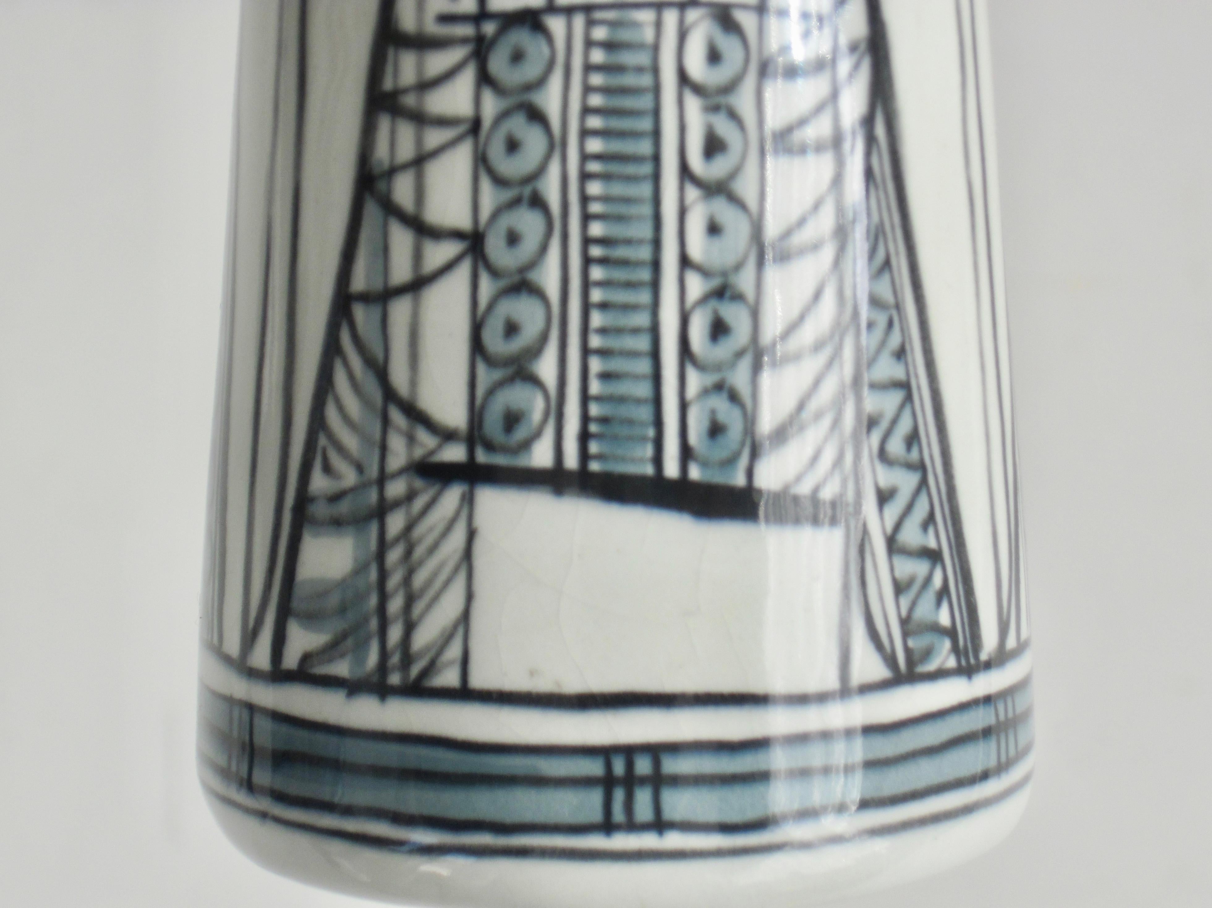 Delft Sandelfo Serie Petite Vase von Herman Sanders (Porzellan)