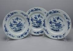 Antique Delft - set of three plates, mid 18th century