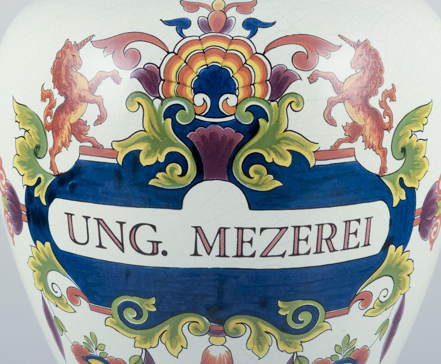 Dutch Delft, The Netherlands. Large apothecary jar in earthenware. For Sale