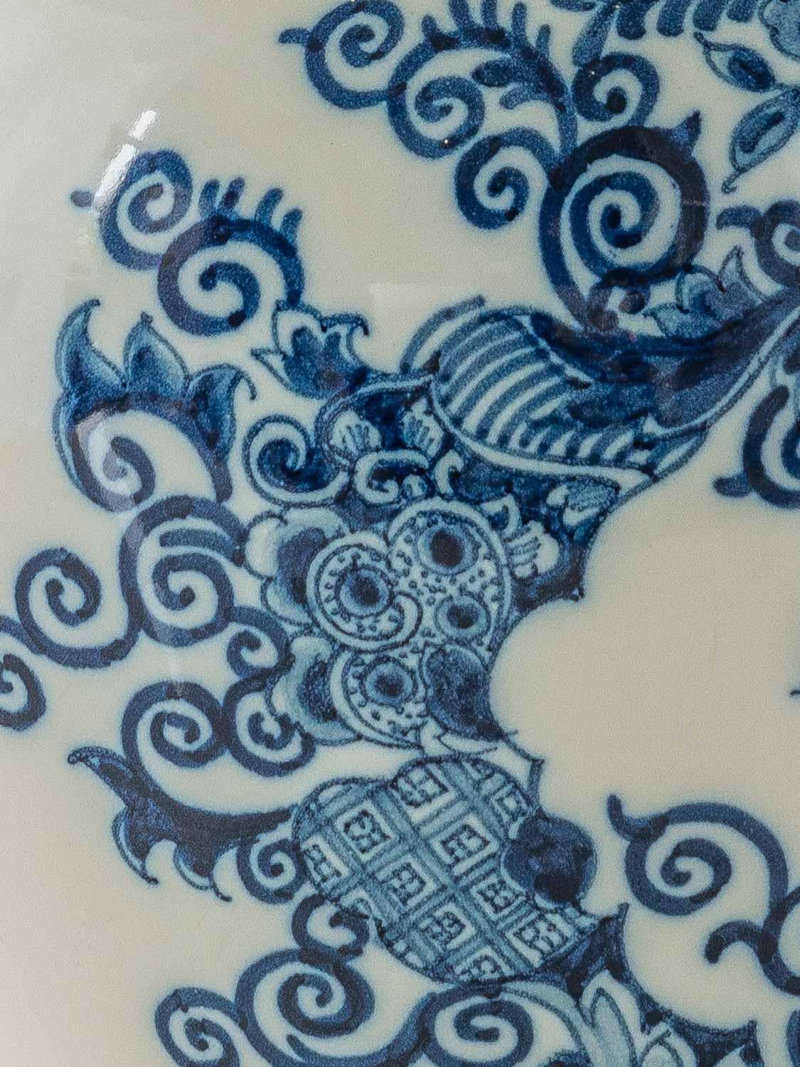 Delft Tichelaar Makkum Table Lamp from Tobacco Jar, New Silk Shade, 1940s For Sale 2