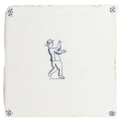 Antique Delft Tile, 19th Century