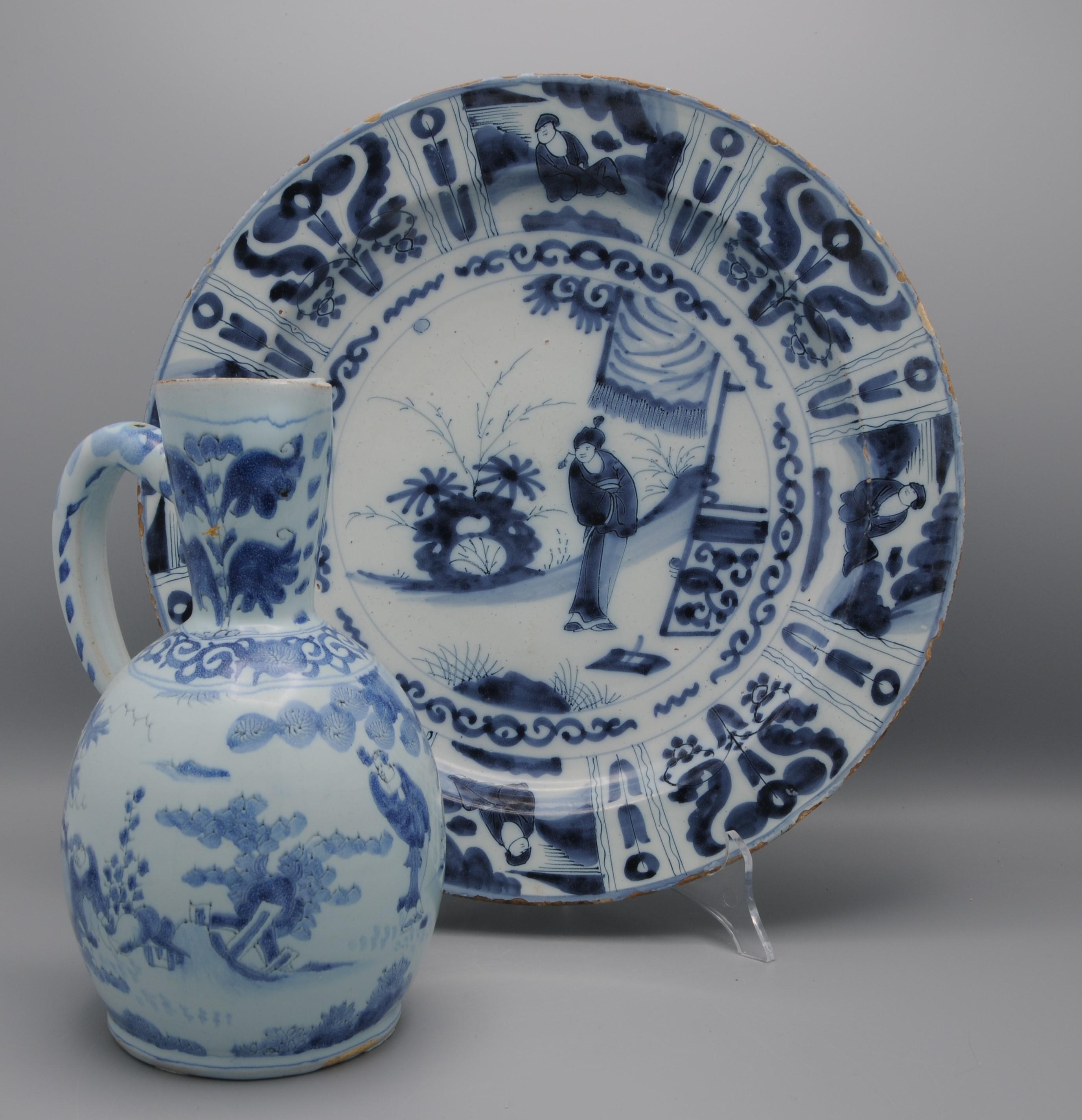 Assiette de présentation 'Kraak' de Delft - style Wanli - 17ème siècle en vente 9