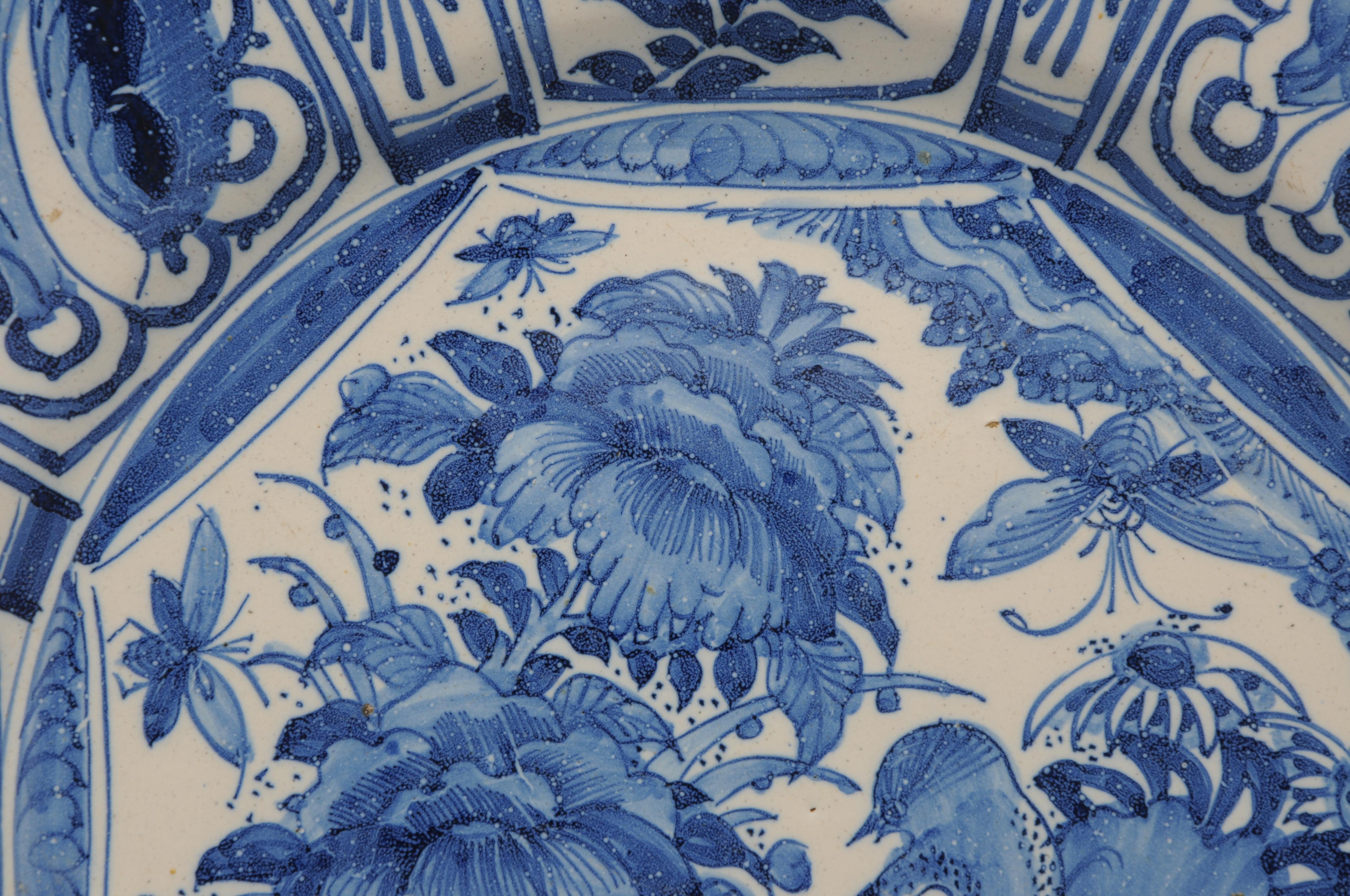 Assiette de présentation 'Kraak' de Delft - style Wanli - 17ème siècle en vente 1
