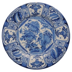 Delft - Cargador "Kraak" estilo Wanli - Siglo XVII