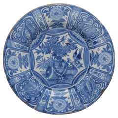 Delft - Wanli style 'Kraak' Charger - 17th century
