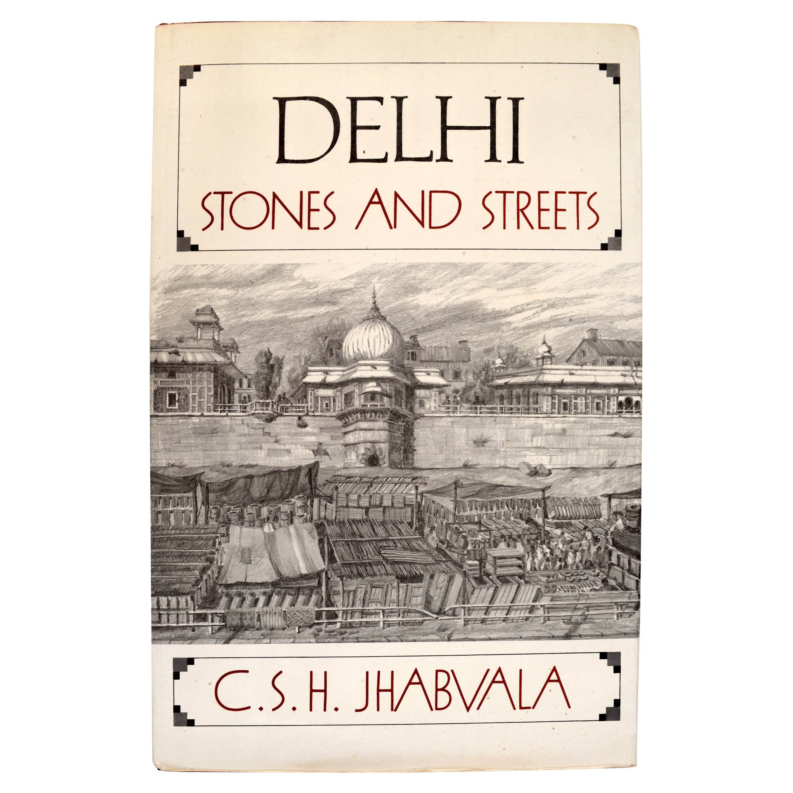 Pierres et rues de Delhi par C.S.H. Jhabvala, signé par l'auteur en vente