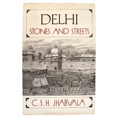 Steine und Straßen von Delhi von C.S.H. Jhabvala, signiert vom Autor
