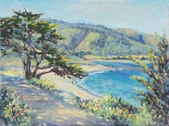 « Monterey Coastline », Carmel, Big Sur, océan Pacifique, Californie impressionniste