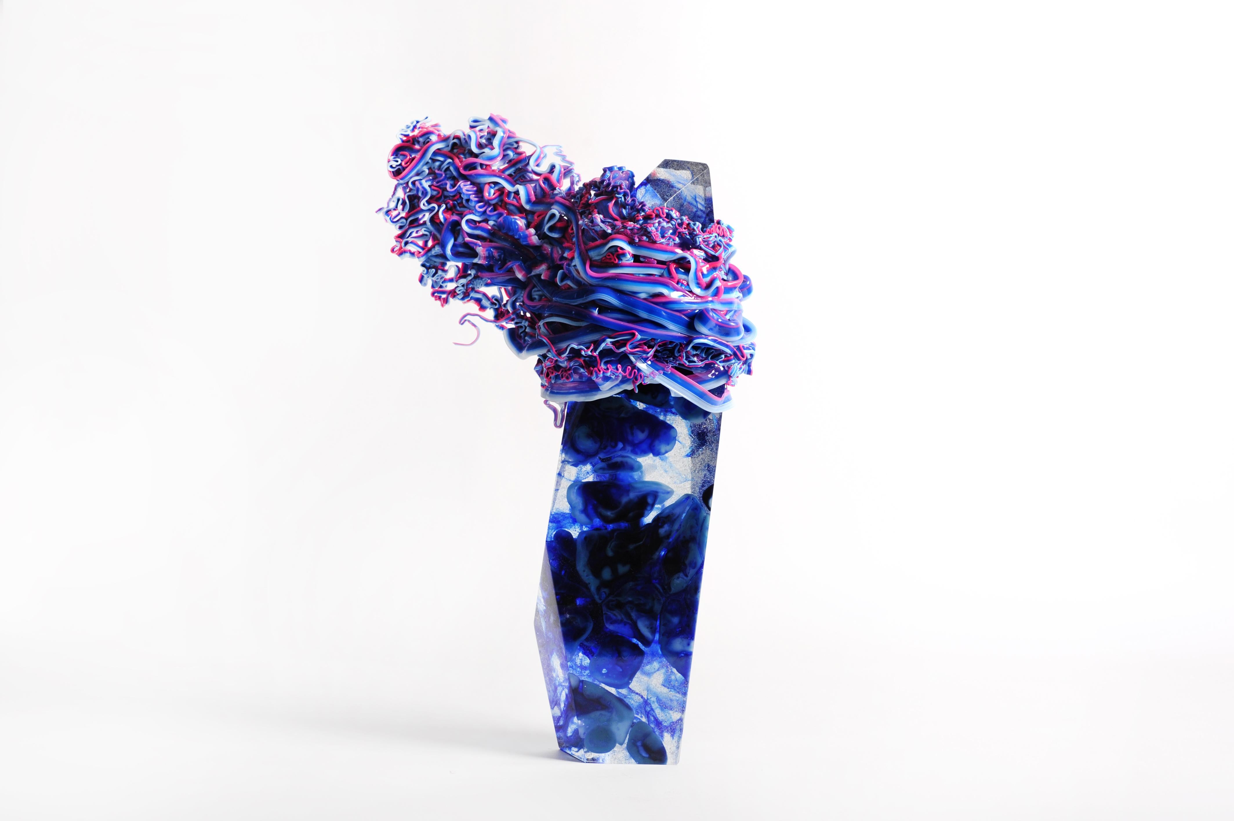 Modern Delibertad Sculpture Glass vs. Plastic Collection For Sale